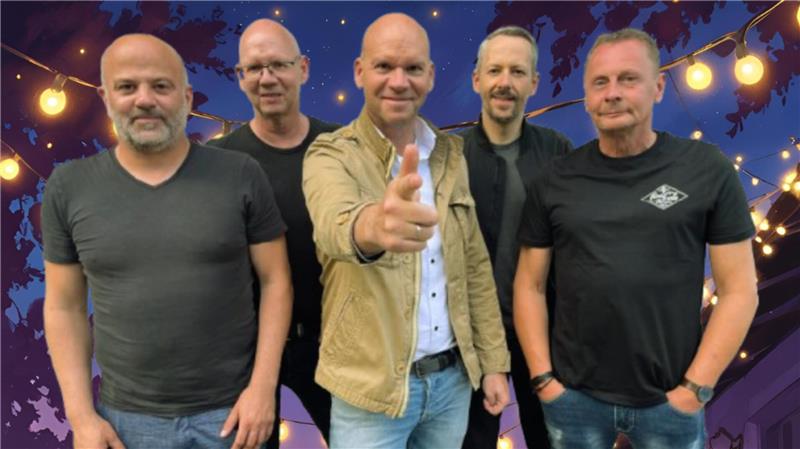 Lars Pietrzyk, Hartmut Mahnkopf, Martin Mahnkopf, Maik Vorlop und Jens Metzlaff sind Blind Date.