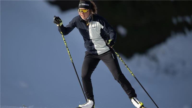 Laura Dahlmeier erklärte den Fernsehzuschauern die Feinheiten des Biathlon-Sports. (Archivfoto)