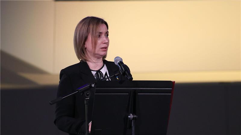 Laut Iryna Tybinka, Generalkonsulin der Ukraine in Hamburg, wurde bisher erst eine niedrige vierstellige Zahl von Kindern zurückgeführt. (Handout)