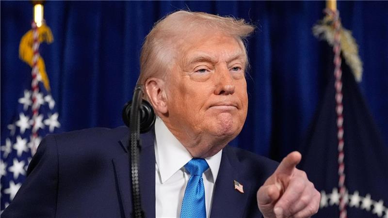 Laut Trump werden die USA das Land vorübergehend führen. 