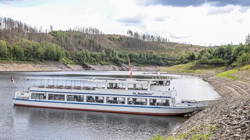 Laut den Harzwasserwerken darf die MS „Aquamarin“ nicht auf der Okertalsperre verbleiben.