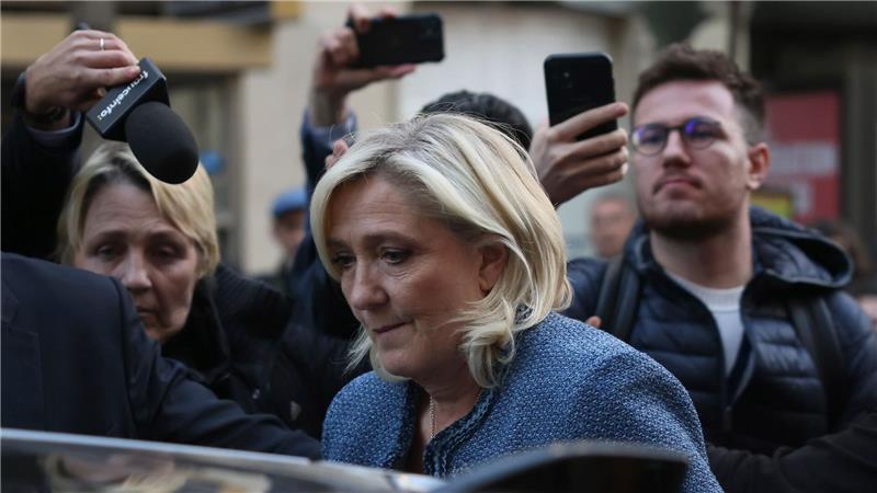Le Pen kritisierte ihre Verurteilung in erster Instanz harsch. (Archivbild)