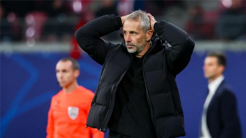 Leipzigs Trainer Marco Rose muss in der Champions League Lösungen finden.