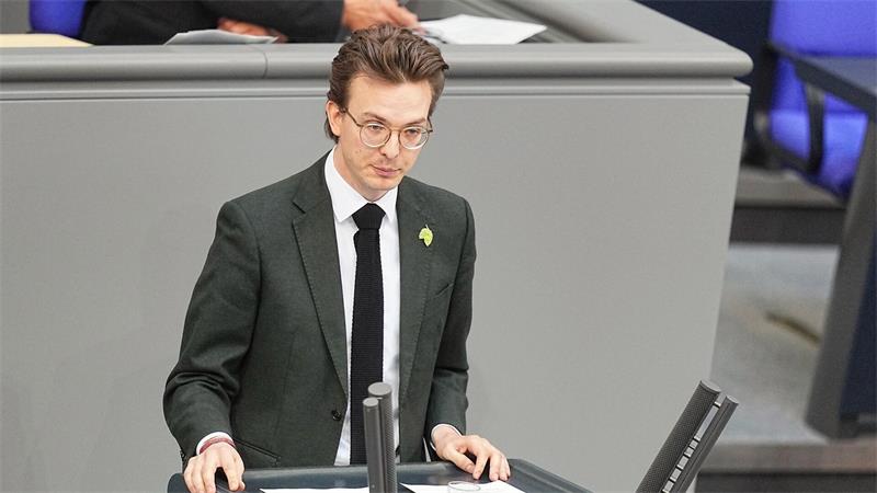 Leon Eckert kümmert sich in der Grünen-Bundestagsfraktion um das Thema Katastrophenschutz. (Archivfoto)
