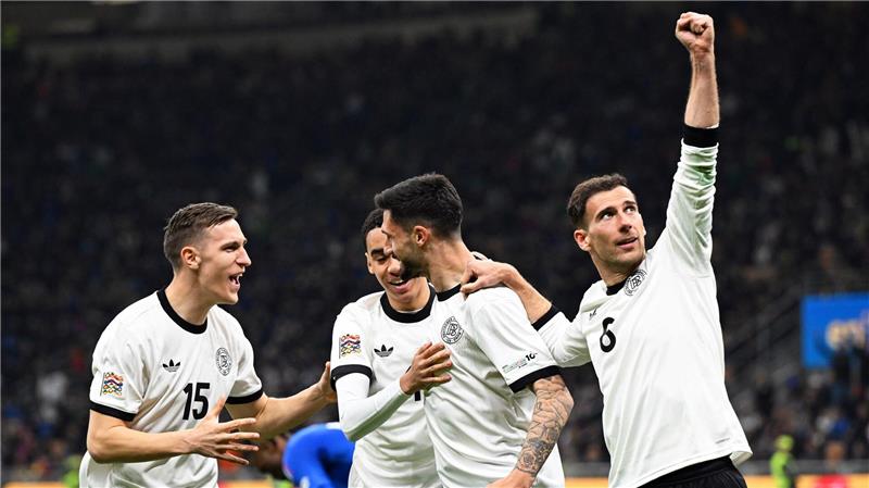 Goretzkas Comeback-Märchen: Nicht mehr einsam am Wasser Leon Goretzka hat wieder viel Grund zum Jubeln.
