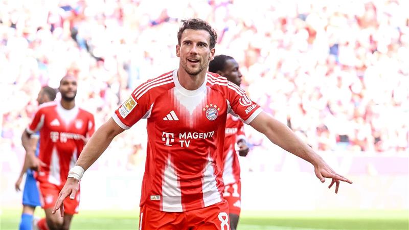 Der „ewige Manu“: Meisterschale, Vertrag - und WM-Ticket? Leon Goretzka läuft in seinem letzten Ligaspiel für die Bayern von Beginn an auf. (Archivbild)