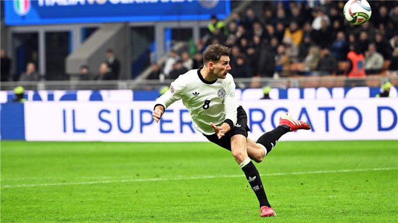Goretzkas Comeback-Märchen: Nicht mehr einsam am Wasser Leon Goretzka war der Matchwinner beim Sieg in Italien.