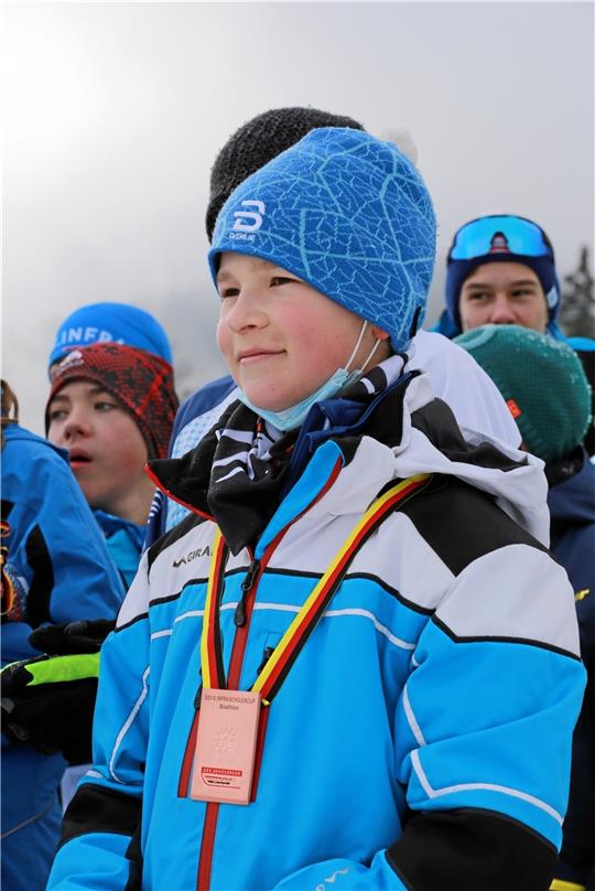 Leopold Röthele vom SC Buntenbock holt als Dritter des Verfolgungsrennens die beste Platzierung für den Niedersächsischen Skiverband. Foto: Privat