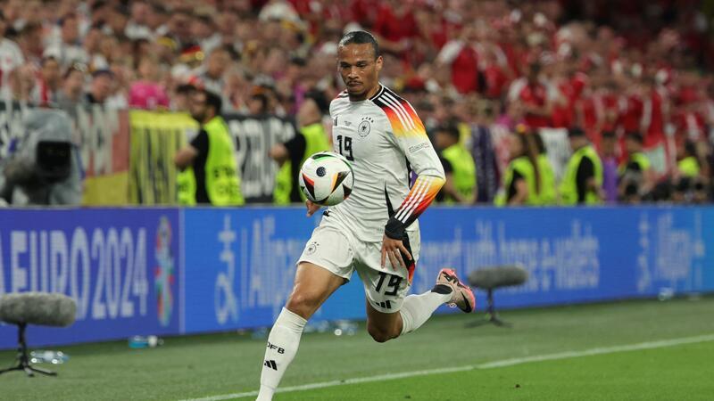 Leroy Sané in Aktion - für große Momente hat der Offensivspieler bei der EM aber noch nicht gesorgt.