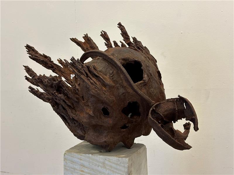 „Letzter Morgen II“: Der Eisenkunstguss von Erik Seidel ist das teuerste Werk.