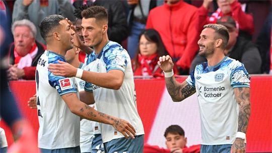Leverkusen jubelt über einen Sieg in Mainz.