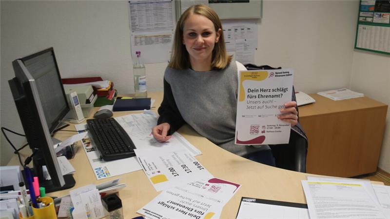 Goslarer Freiwilligen-Agentur organisiert Ehrenamts-Speed-Dating Levke Ermert von der Goslarer Freiwilligen-Agentur organisiert ein Speed-Dating für Ehrenamtliche.
