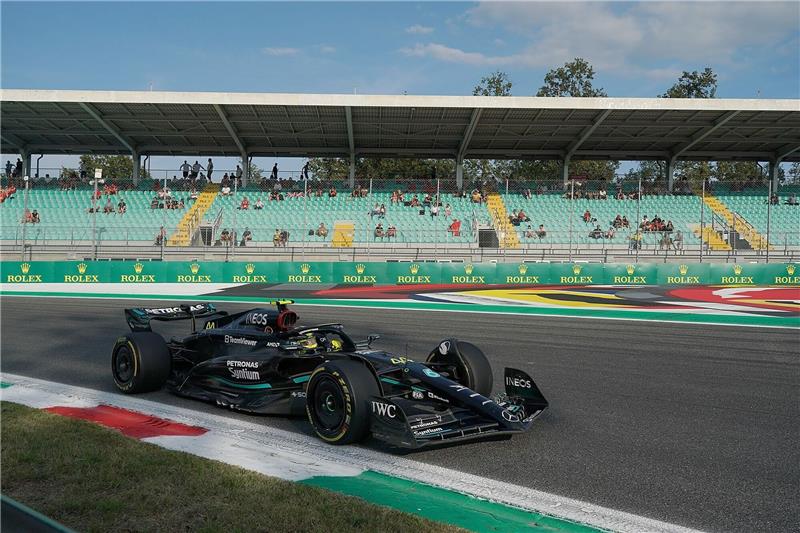 Mercedes in Monza abgehängt: „Größte Hürde ist unsere Pace” Lewis Hamilton fuhr in Monza hinterher.