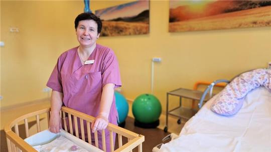 Liebt ihren Beruf: Leitende Hebamme Heike Bühn.