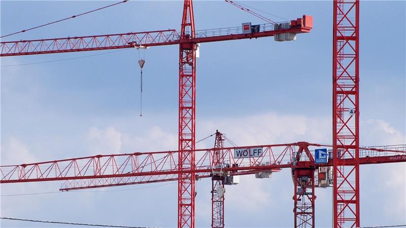 Lieferengpässe setzen dem Wohnungsbau zu. (Archivbild)