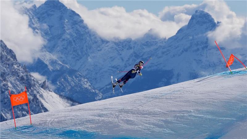 Lindsey Vonn hat sich womöglich den Unterschenkel gebrochen.