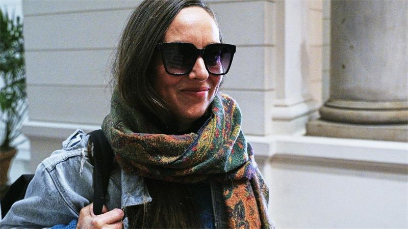 Linke-Abgeordnete Vanessa Emde nahm an einer Sitzung des Fraktionsvorstands im Abgeordnetenhaus teil. 
