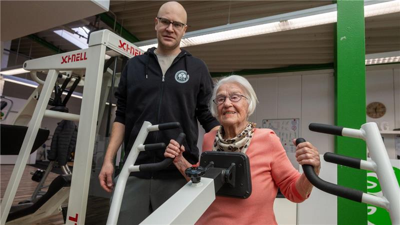 „Disziplin ist alles“ - 100-Jährige im Fitness-Studio Lord hat ihr Leben lang viel Sport gemacht. (Archivbild)
