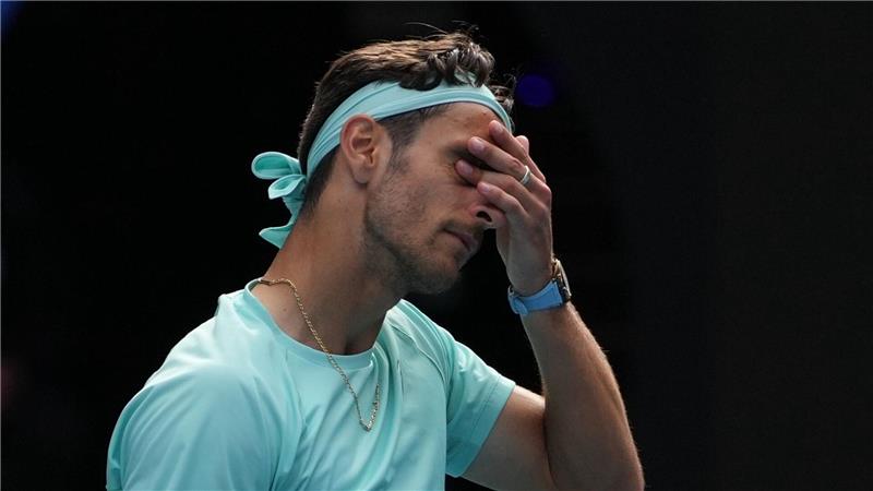 Lorenzo Musetti konnte sein Verletzungspech nicht fassen.