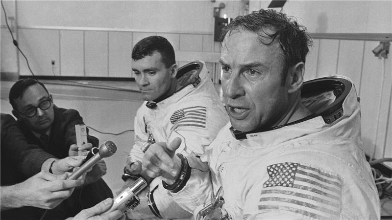 Apollo-13-Kommandant Lovell mit 97 Jahren gestorben Lovell war Kopf der Crew des Fluges von Apollo 13, der 1970 nach einem technischen Defekt beinahe in einer Katastrophe endete. (Archivbild)