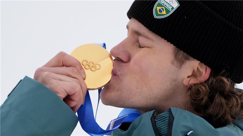 Lucas Pinheiro Braathen schreibt beim Riesenslalom Olympia-Geschichte.