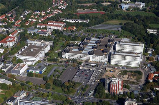 Luftaufnahme der Universitätsmedizin Göttingen.