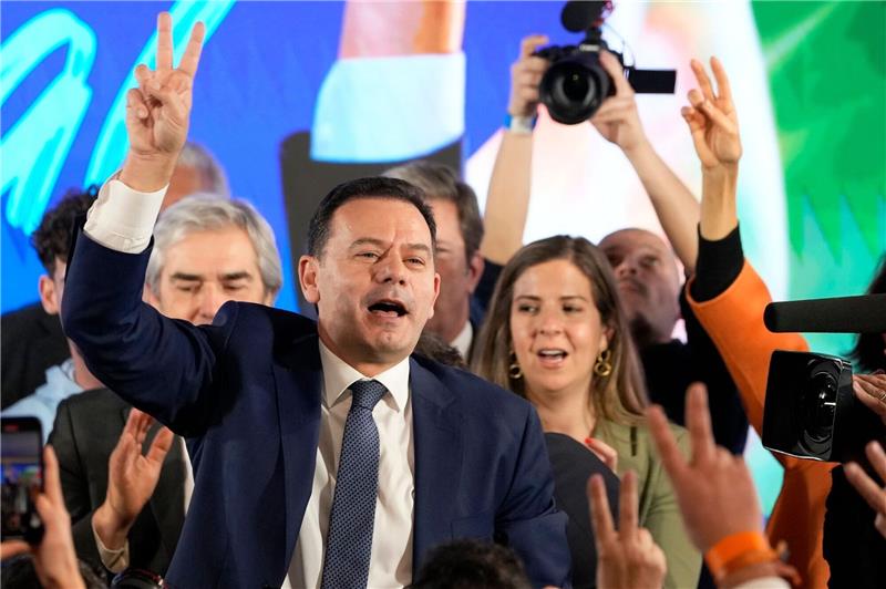 „Hurrikan” Ventura: Portugal in Angst und Ungewissheit Luis Montenegro ist Vorsitzender der Mitte-Rechts-Partei Demokratische Allianz. Foto: Armando Franca/dpa