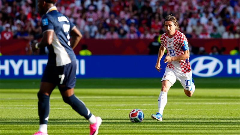 Luka Modric feierte in seinem Jubiläumsspiel einen Sieg.
