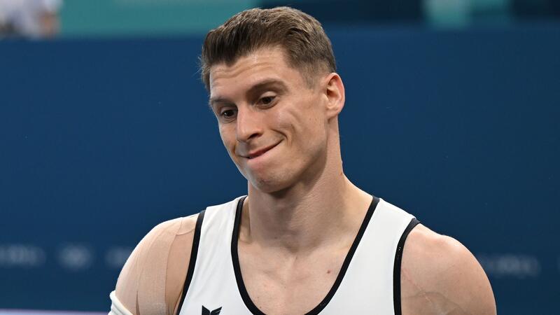 Herzschmerz bei Dausers Abschied von großer Turn-Bühne Lukas Dauser steht die Enttäuschung ins Gesicht geschrieben.