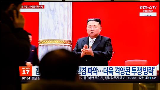 Machthaber und Staatsoberhaupt von Nordkore: Kim Jong Un.