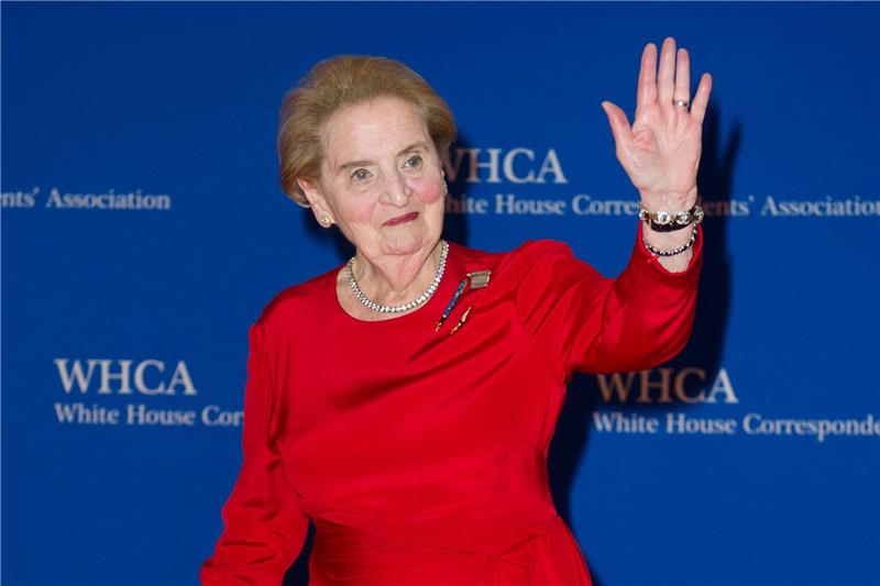Madeleine Albright beim White House Correspondents Dinner in Washington. Die ehemalige US-Außenministerin ist im Alter von 84 Jahren gestorben.