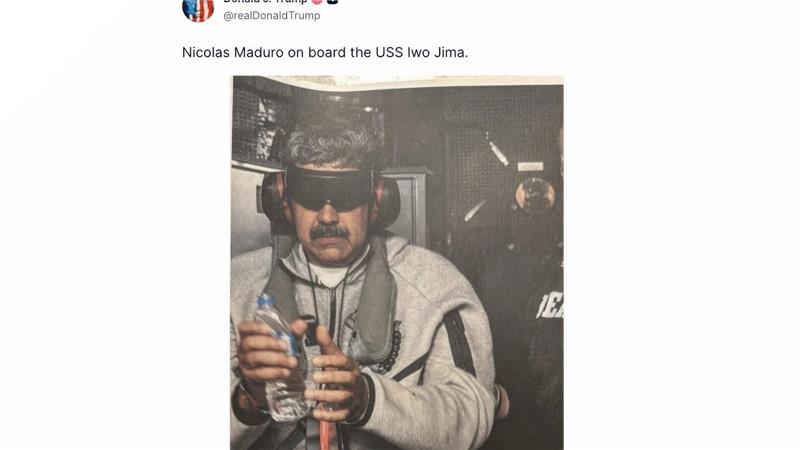 Maduro war nach seiner Gefangennahme zunächst auf einem Kriegsschiff nach Guantánamo gebracht und dann in die USA geflogen worden. 
