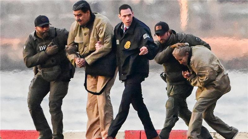 Maduro wieder vor US-Gericht: Streit um Anwaltskosten Maduro wurde im Januar gefangengenommen (Archivbild).