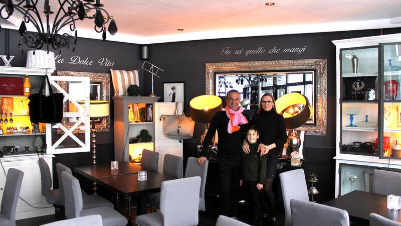 Mahmut Kartal mit seiner Frau Natalia und Sohn Timur.