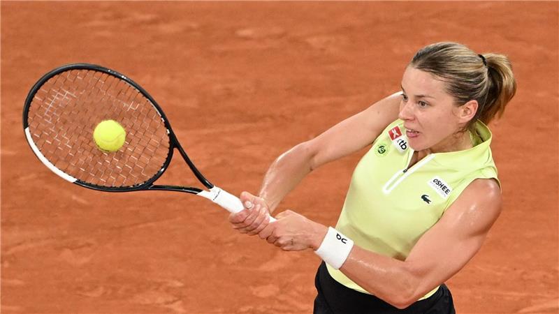 Von Quali ins Finale: Chwalinska lebt einen „Traum“ in Paris Maja Chwalinska bei einem Rückhandschlag.