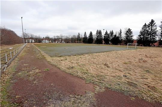 Makler Lennart Pichler bestätigt, dass der Investor immer noch Feuer und Flamme sei, auf dem August-Tiemann-Sportplatz ein Wohnquartier zu schaffen. Foto: Neuendorf