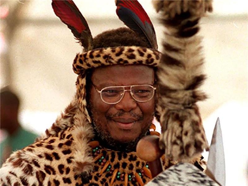 Südafrikas Zulu-Chef Buthelezi mit 95 Jahren gestorben Mangosuthu «Gatsha» Buthelezi im März 2009.