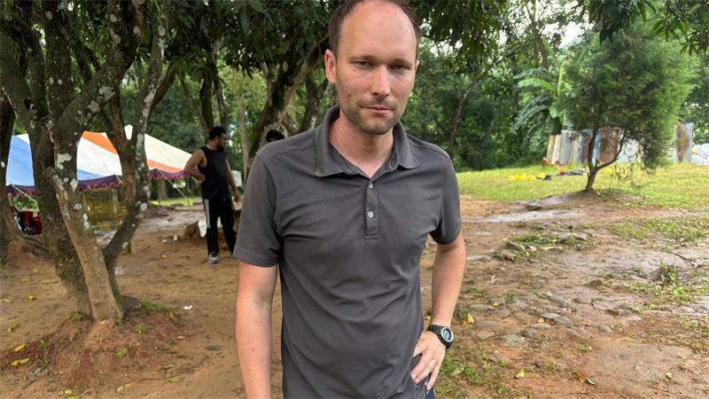 Himalaya-Sturzflut: Über 500 Tote, deutsche Familie gerettet Manuel Münch wurde mit seiner Familie gerettet.