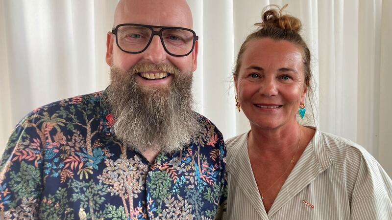 Krebs und HIV besiegt - Stammzellspenderin „wie Schwester“ Marc Franke mit „seiner“ Stammzellenspenderin Anja Prause auf dem Welt-Aids-Kongress