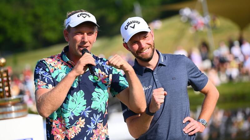 Golf-Profis Siem und Kieffer starten den nächsten Versuch Marcel Siem (li) und Maximilian Kieffer.