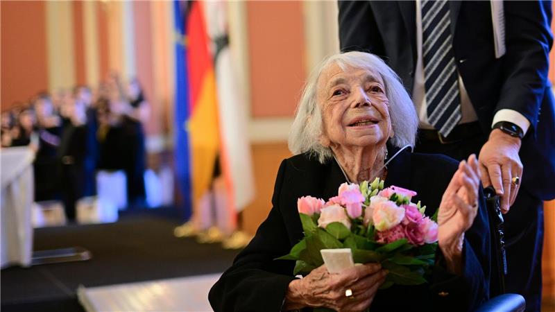 „Seid Menschen“ - Holocaust-Überlebende Friedländer ist tot Margot Friedländer bei einem ihrer letzten öffentlichen Auftritte. (Archivbild)