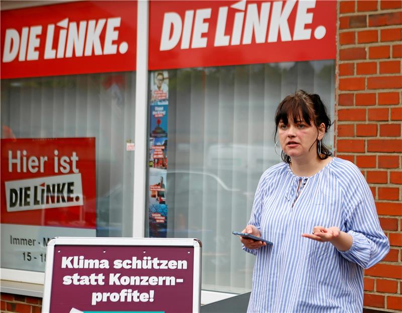 Marianne Esders kandidiert für die Linke bei der Europawahl und stellt sich dem Goslarer Kreisverband vor. Foto: Epping