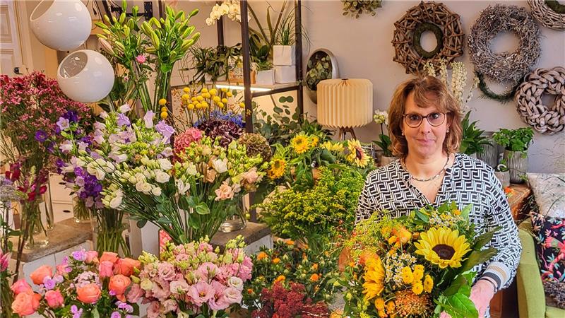 Marion John schließt ihr Blumenfachgeschäft in der Petersilienstraße nach 30 Jahren.
