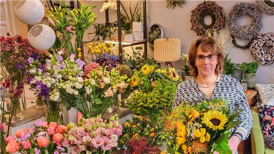 Marion John schließt ihr Blumenfachgeschäft in der Petersilienstraße nach 30 Jahren.