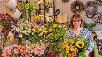 Marion John schließt ihr Blumenfachgeschäft in der Petersilienstraße nach 30 Jahren.
