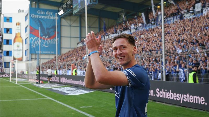 Später Treffer: Dresden stoppt den Bielefelder Siegeszug Marius Wörl ist zurück bei Arminia Bielefeld.