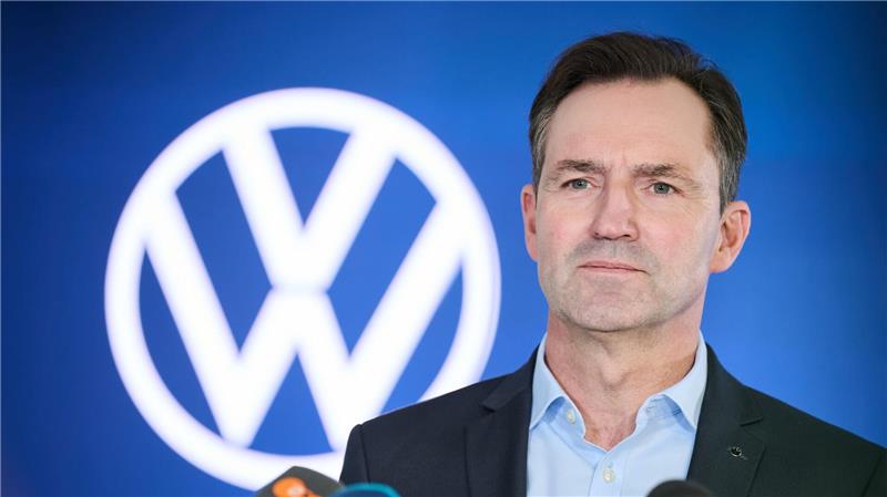 Markenchef Schäfer will mit dem „Volkswagen Boost 2030“ den Konzernumbau vorantreiben. (Archivbild)