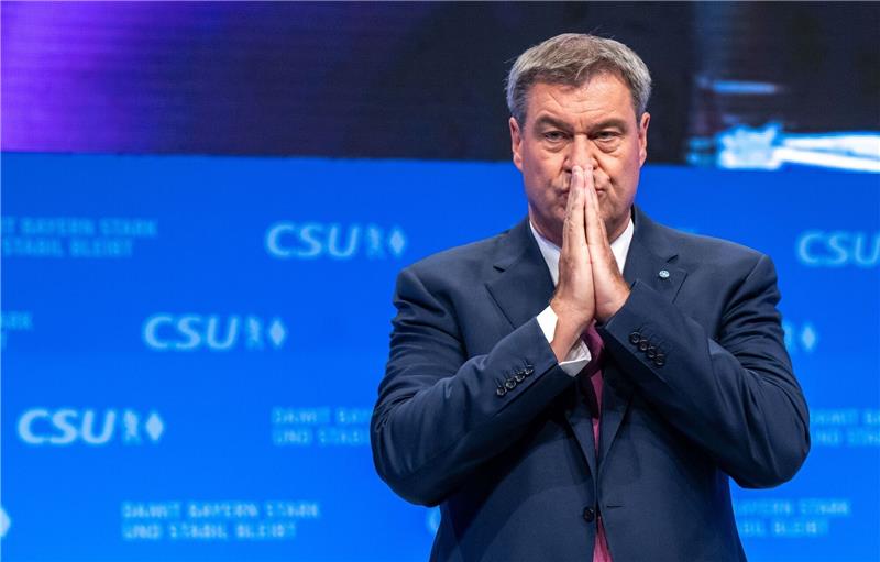 Umfrage vor Landtagswahl in Bayern: CSU bei 36 Prozent Markus Söder hat sehr gute Chancen weiter Bayerns Ministerpräsident zu bleiben.