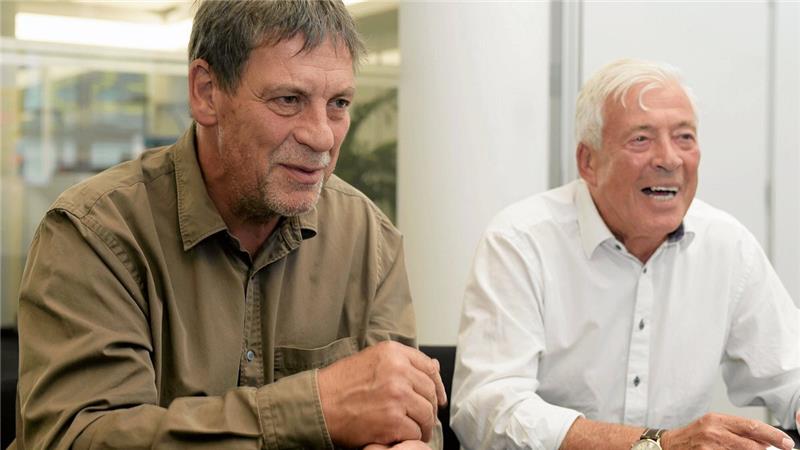 Martin Bretschneider, Inhaber von Niedersachsens größter Werbeagentur, und Martin K. Burghartz, langjähriger Chef einer PR-Agentur. Foto: Bernward Comes / Braunschweiger Zeitung
