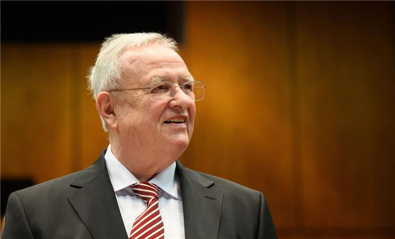 Winterkorn auf der Anklagebank: Dieselprozess im September Martin Winterkorn, ehemaliger Vorstandsvorsitzender der Volkswagen AG, steht in der Stadthalle Braunschweig.